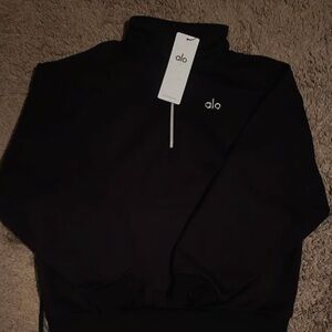 ALO Yoga  Dark Zip-Up Sweater dupe